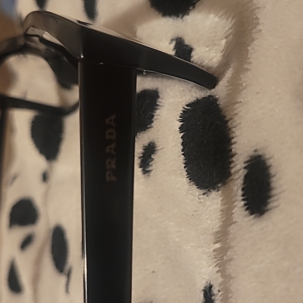 Prada Black Rx-Able Black Frames With Case No Clo… - image 3